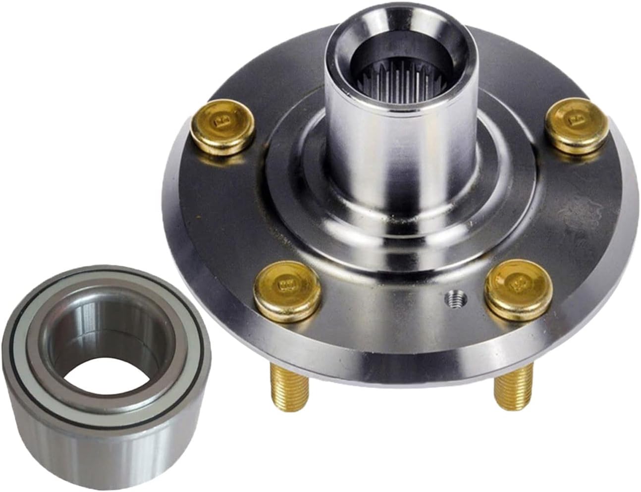 Front Wheel Bearing Hub Assembly with 5 Lug Compatible with Dodge Neon,Chrysler PT Cruiser Wheel Bearing 930-300-510058 Pair