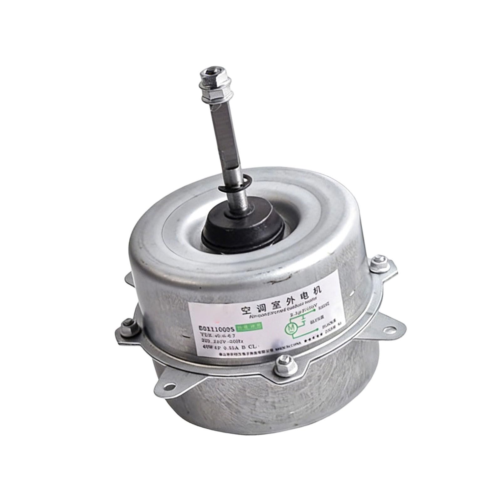 Motor externo de aire acondicionado de ruido 40-6-5/7/7 / 7 accesorios de refrigeración de ventilador de metal acondicionado