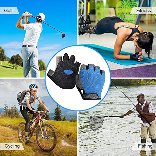 Luvas de ciclismo, Romacci Luvas de ciclismo esportivo MTB bicicleta meio dedo Luvas de dedo curto a