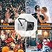 1500W Snow Maker Remote Control Snowflake Machine Stage FX Party Event Equipment for Christmas Wedding Party Stage Effect (1500W)