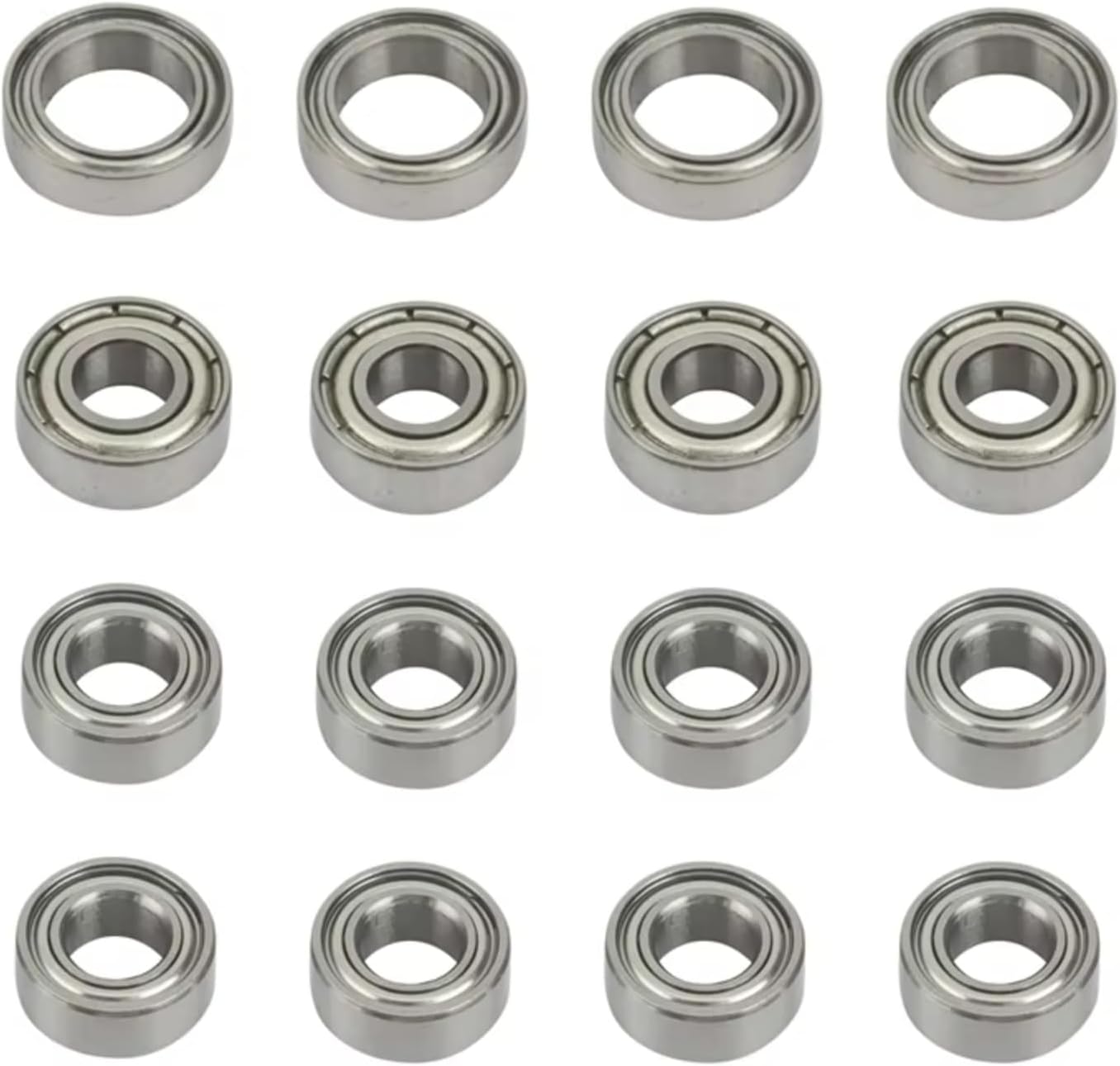 RCカーベアリングパーツ For Tamiya For TT-02 TT-02D 1/10 16個ボールベアリングキット RCカーア
