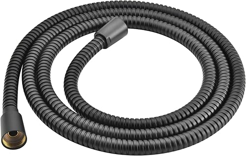Miniatura 28 de BRIGHT SHOWERS Manguera de ducha para cabezales de ducha de mano, manguera de ducha de mano extra larga de acero inoxidable de 96 pulgadas, pieza