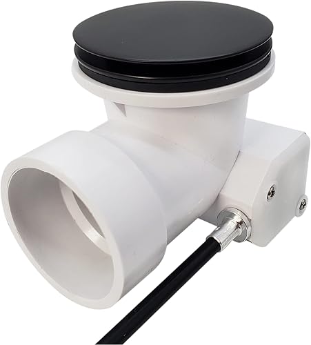 Miniatura 8 de Westbrass D50TE-62 - Moldura de estilo europeo para residuos de baño, color negro mate, D50TE-62