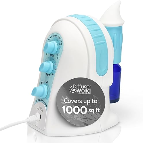 Miniatura 18 de Difusor sin agua para aceites esenciales de 110 V, difusor atomizador de aroma hecho en Estados Unidos, difusor de aceite esencial sin agua