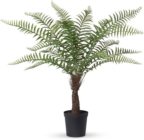 Miniatura 1 de Park Hill Collection Helecho gigante en maceta de cultivadores con acabado verde EBQ26090