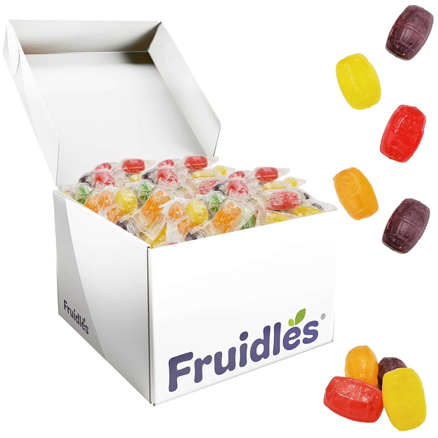 Fruidles Assorted Flavor Barrels Hard Candy, Individually Wrapped (5 Pounds (Bulk))