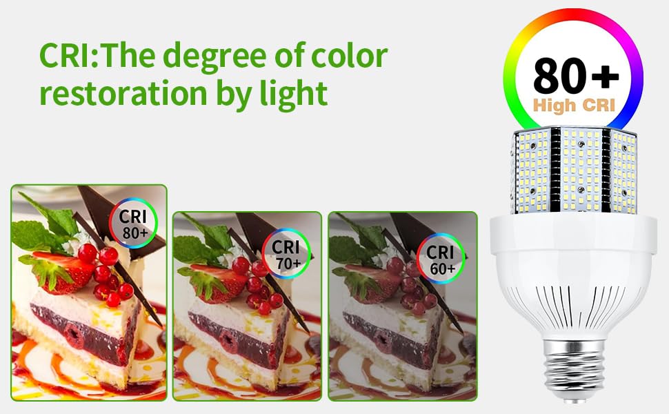 480V LED Corn Cob Light Bulb 85W E39 Mogul Base 14025LM 5000K Daylight Lamp Replacement for 300-400W HID — view 6