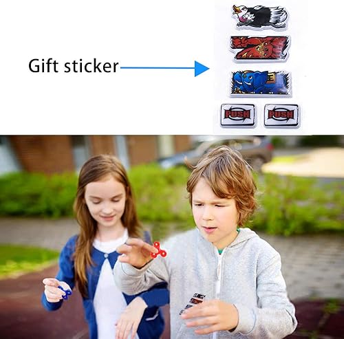 Miniatura 2 de YOLOPLUS+ 5 piezas Fidget Spinner Juguetes para niños, tamaño mini, juguetes de mano para aliviar la ansiedad y el estrés, regalos de cumpleaños,