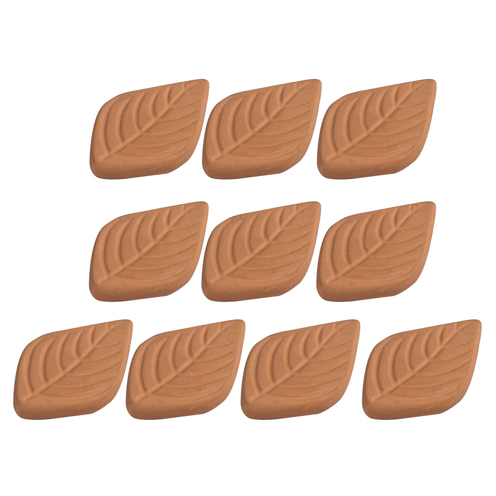 Fenohrefe Reusable Leaf Clay Hydrostone Terracotta Humidifying Stone Smoke Cigars Humidifier Sugar Keeper Softener Kitchen Gadgets 10Pcs Smoke Cigars Humidifier Leaf Clay Hydrostone Terracotta Humidifying Stone