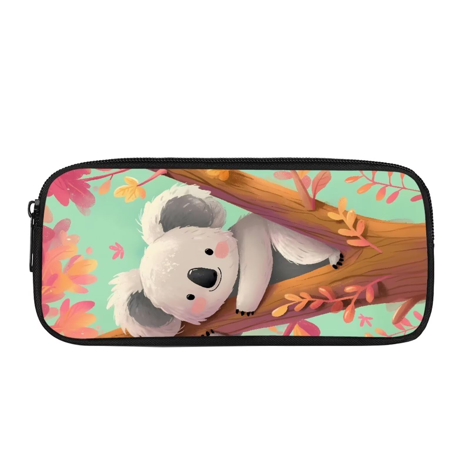 Coloranimal Cute Koala Pencil Case for Boys Kids Pencil Bag Girls Pencil Box Holder for Elementary Large Capacity Pencil Pouch Lightweight Pen Pouch Bag with Zipper