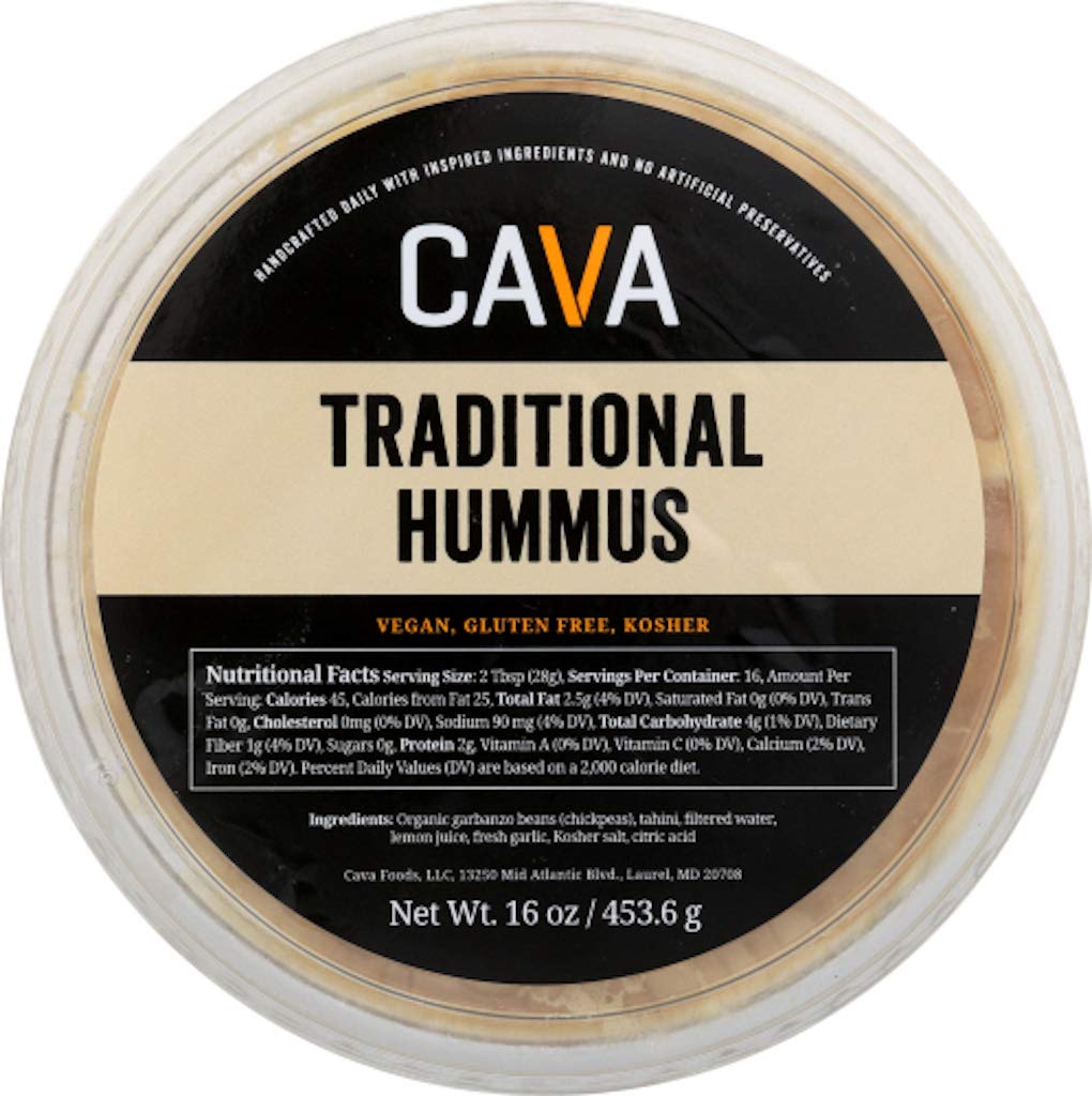 CAVA Traditional Hummus, 16 OZ
