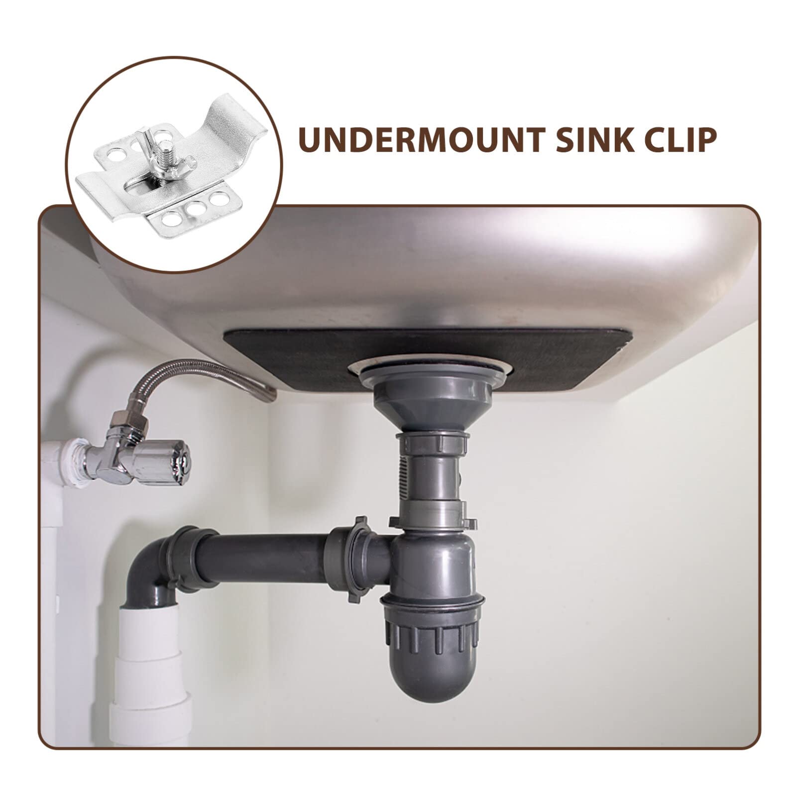 10 Stks Onderbouw Spoelbak Clips Montagebeugels Wastafel Installatie Klem Reparatie Accessoires Voor Keuken Badkamer Douche 10 Stks Onderbouw Spoelbak Clips Montagebeugels Wastafel Installatie Klem Reparatie Accessoires Voor Keuken Badkamer Douche