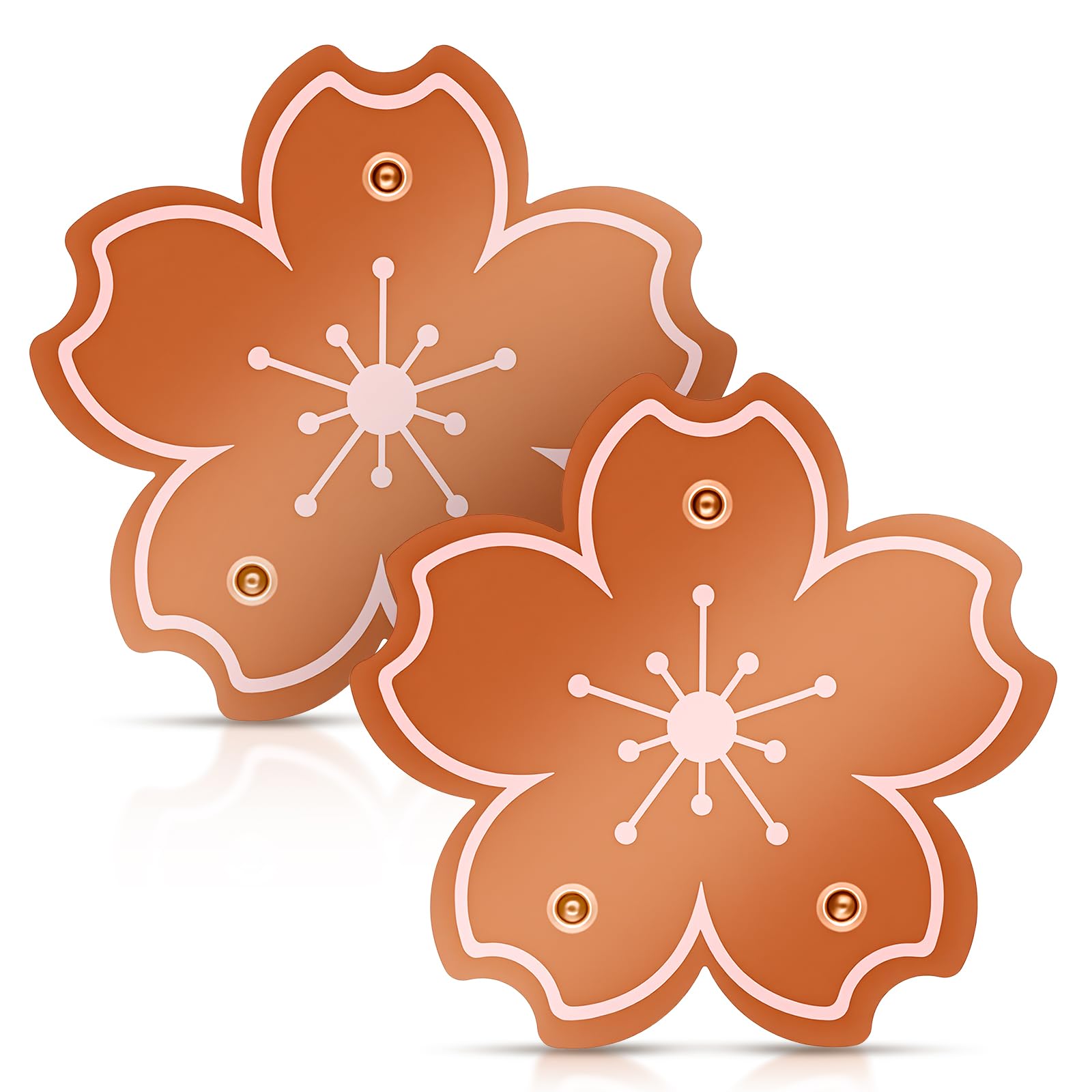MENIBBLER Bird Bath Clean Copper Disk 99.99% Pure Copper Purification Disk with Self-Cleaning Keeps Water Fresh Fresh Year-Round, Fit for Outdoor Birdbaths and Bowls Bird Bath Fountains etc (Style 4)