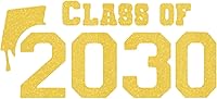 Vista 11 de Class of 2030 Iron On Decal, Graduation Shirt Transfer, Graduate Tshirt Patch, DIY Crafts, Graduation Cap, Pick Size and Color, Iron-On Almost Old