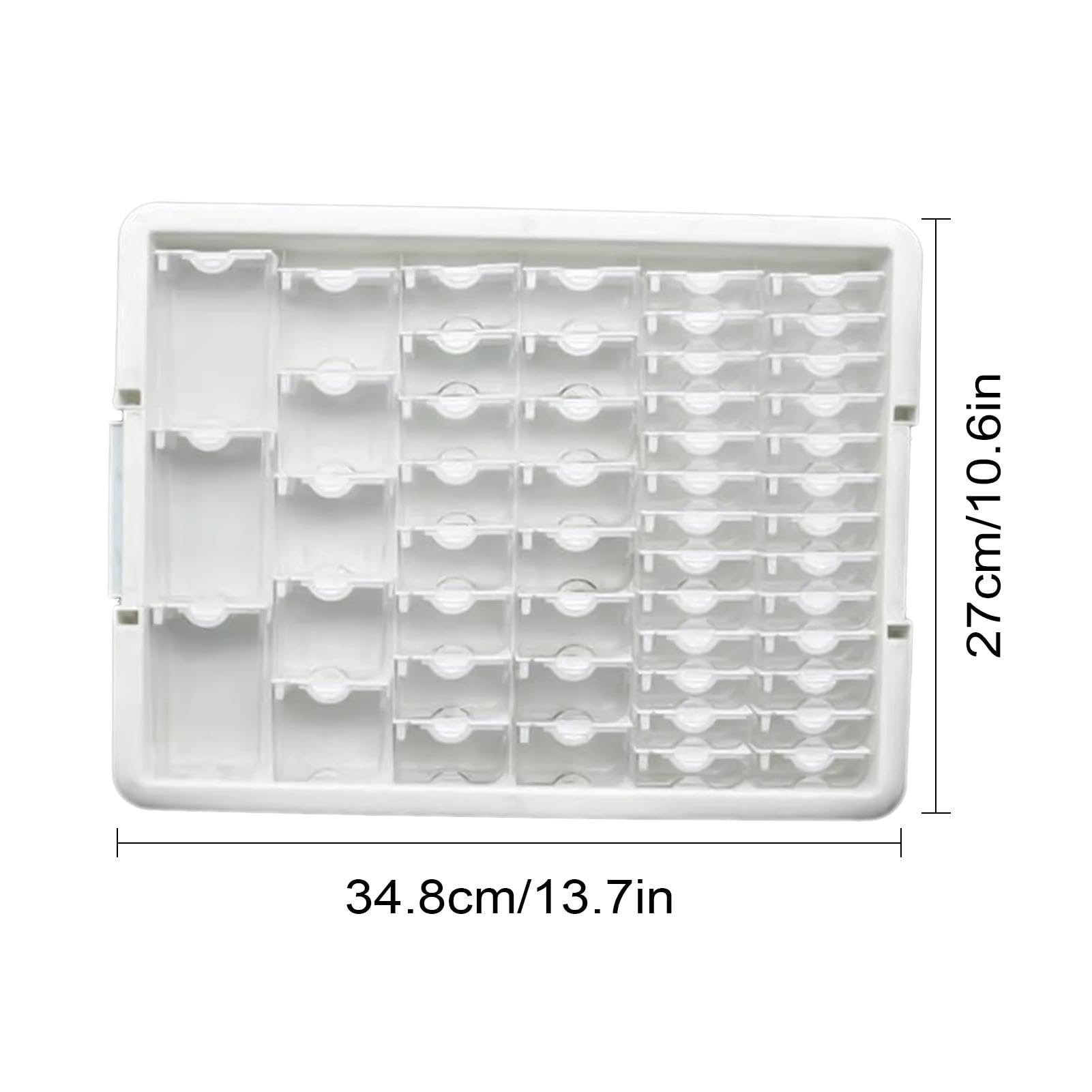 Contenitore per organizer con strass, vetrina trasparente per