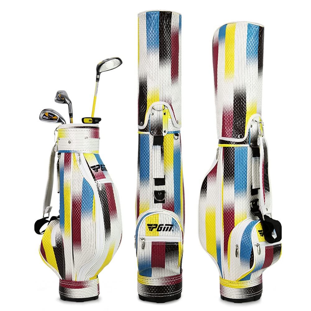 Golf Standard Bag for Men Women Children, Golf Cart Bag, Golf Carrying Bag, Waterproof PU Material, Color