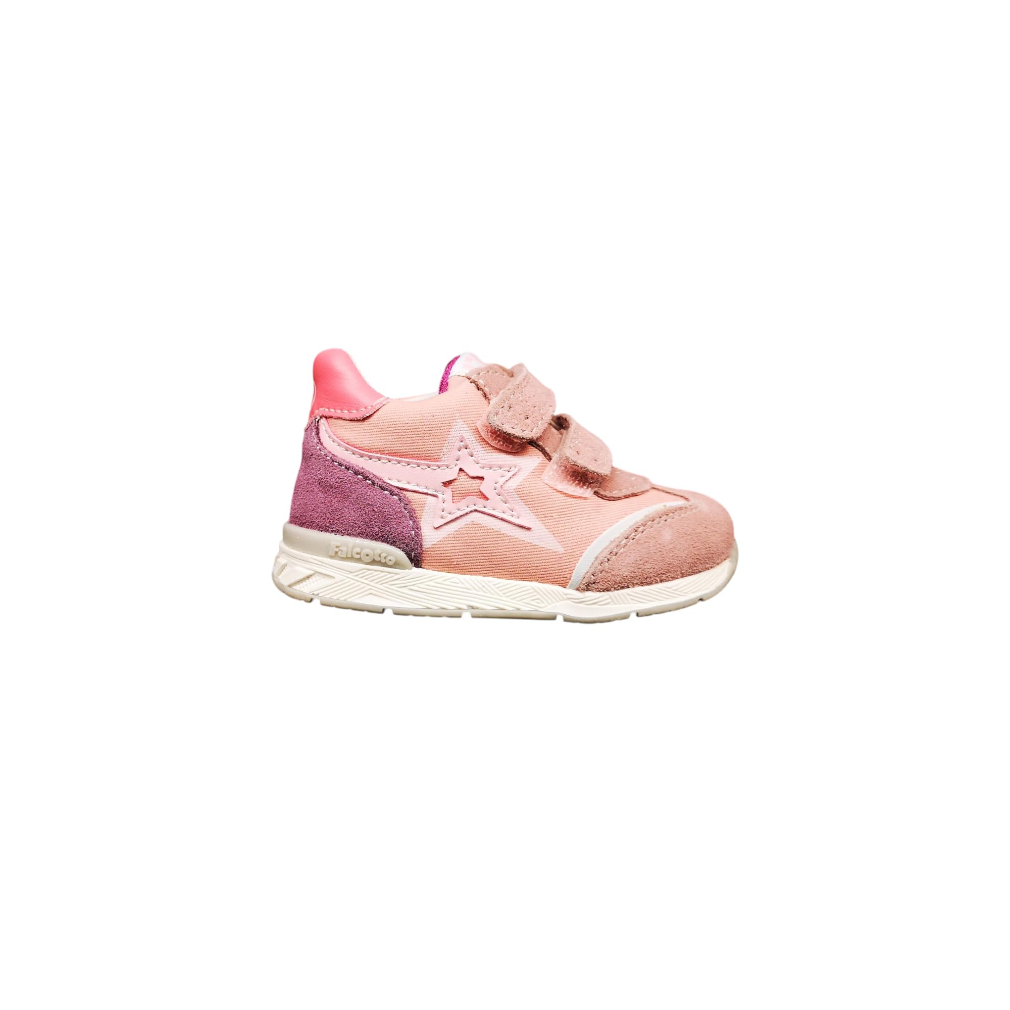 Falcotto Sneakers Primi Passi New Ferdi,Chiusura a Strappo, Tomaia in Pelle, Plantare fisiologico. Numerazione dal 20 al 29