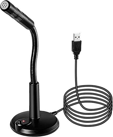 ORAIMA USB Microphone for Noise Cancelling Windows and Mac, Professional PC Microphone Computer, Laptop, Desktop and Notebook, Plug and Play Mic