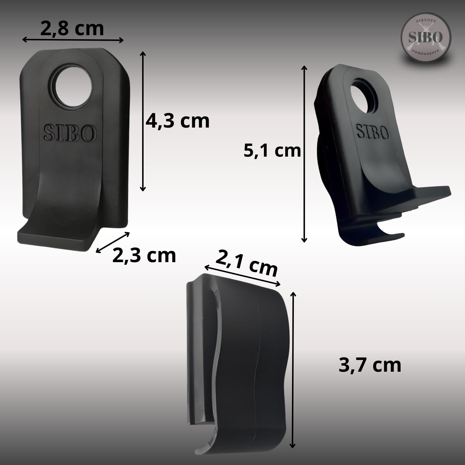 Sibo - Airsoft Cargador Rápido para Pistolas - Speedloader - 6mm Bolas Airsoft 0.20, 0.25 - Bolas Bio - Accesorio Recarga - Loader BB - Pistola Softair
