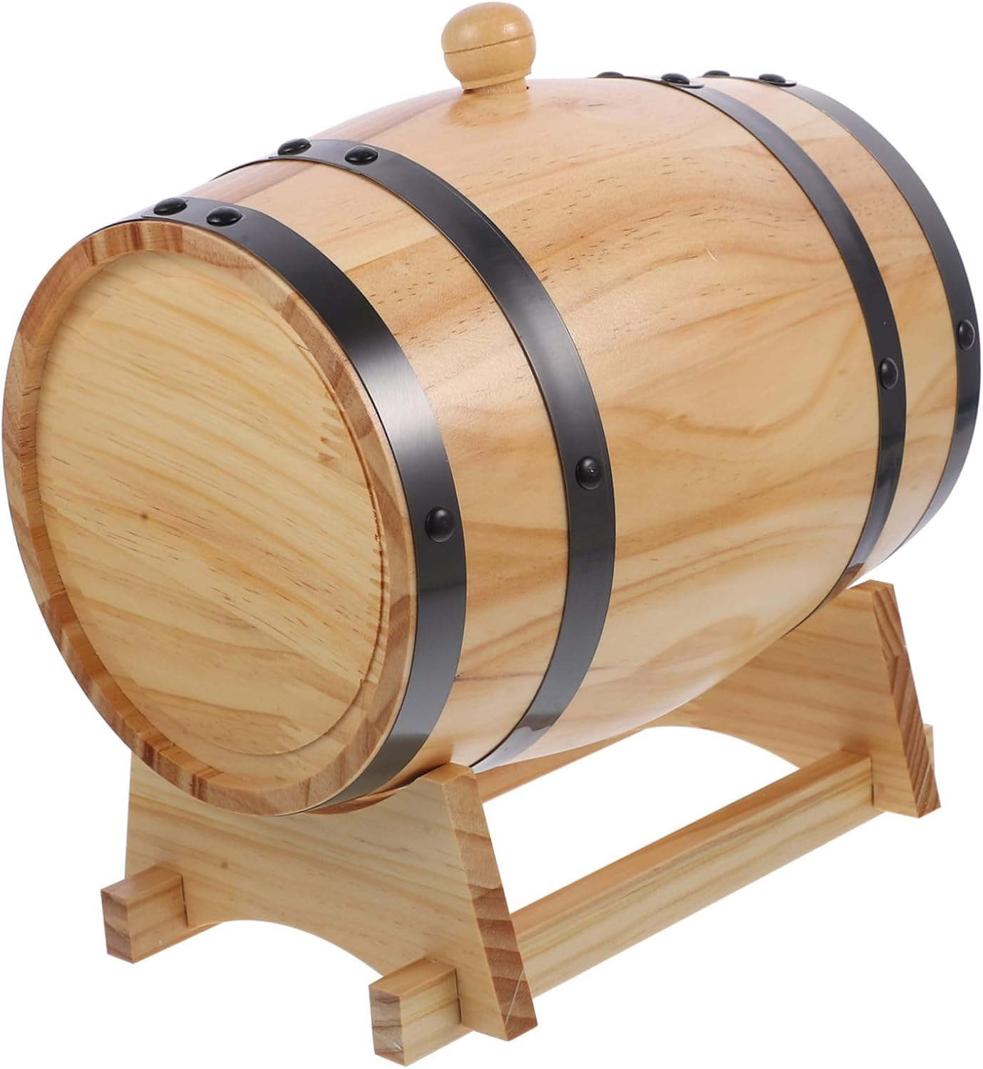 Wooden Brewing Fermentation Container Faucet for Storing Red Wine Beer Whiskey and More