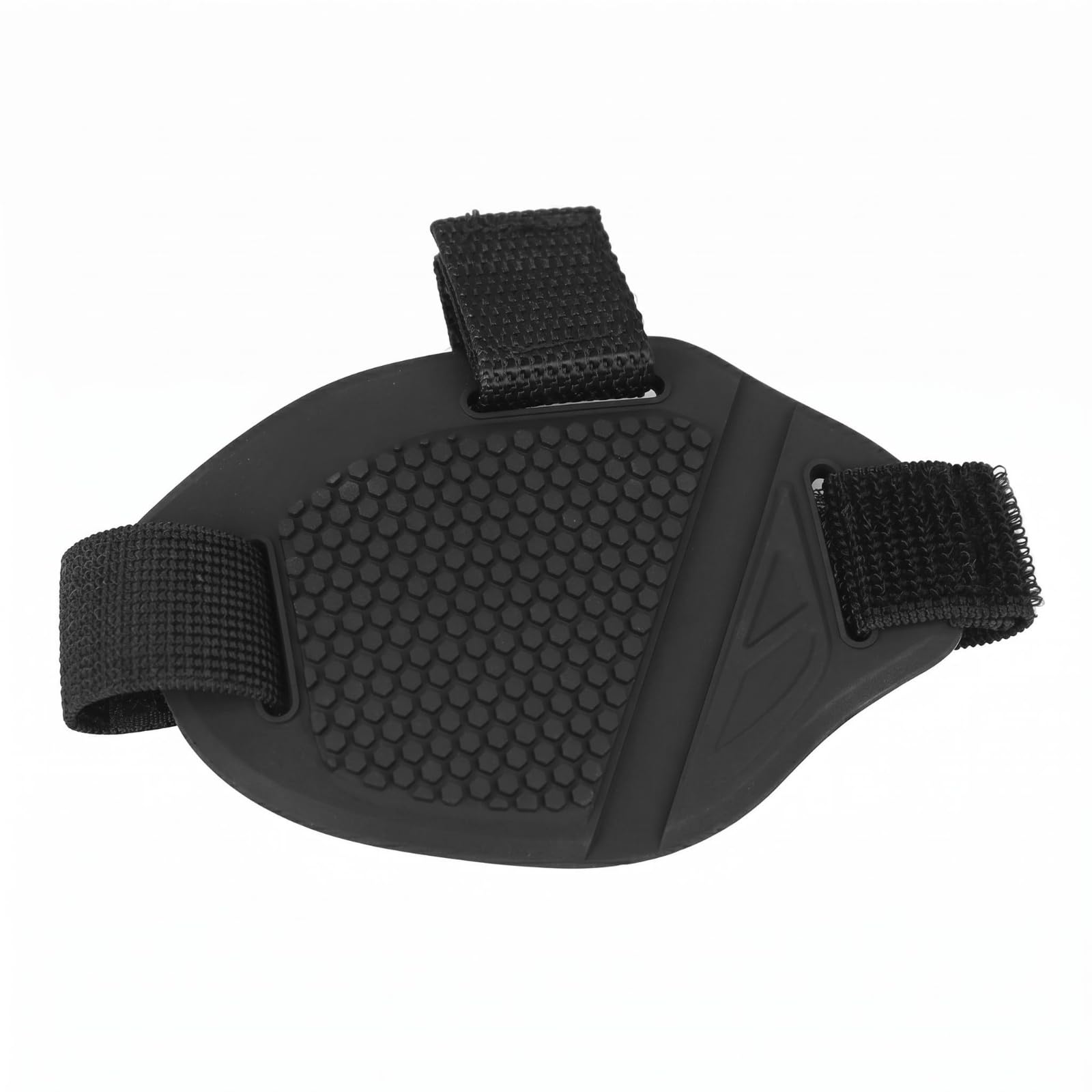 Anti-Slip Motorcycle Gear Shoe Protector Textured Motorcycle Shoe Protector Pad Hook-and-Loop Straps Boot Cover Reinforced for Motorcyclists, No Logo - Black-image-47