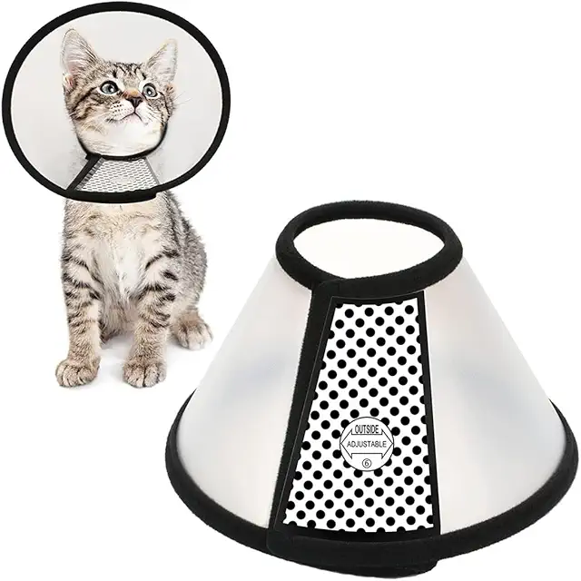 PHCOZY 1 Soft Elizabethan Collar for Cats & Puppies - Pet Protective Collar
