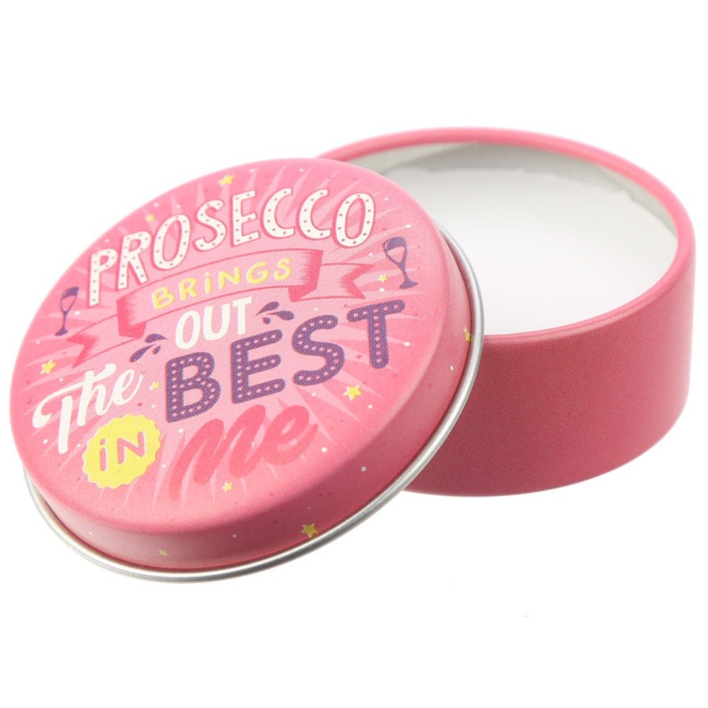 Funky Baume ? l?vres dans une bo?te m?tallique???Prosecco Designs