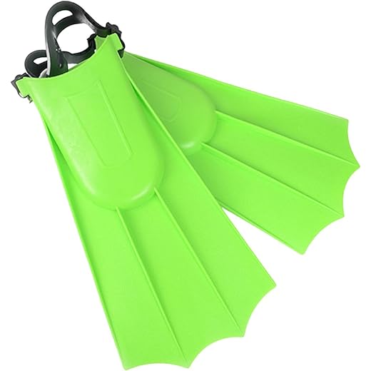 Diving Fins Adjustable Green 25-30