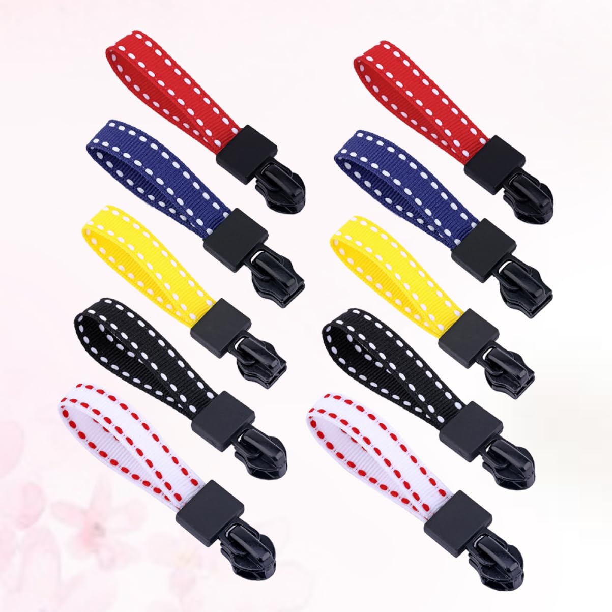 HOMSFOU 1set Durable Zipper Pullers Repair Accessories for Handbags Luggage Backpacks Easy Installation Replacement Zipper Heads Colors 20pcs