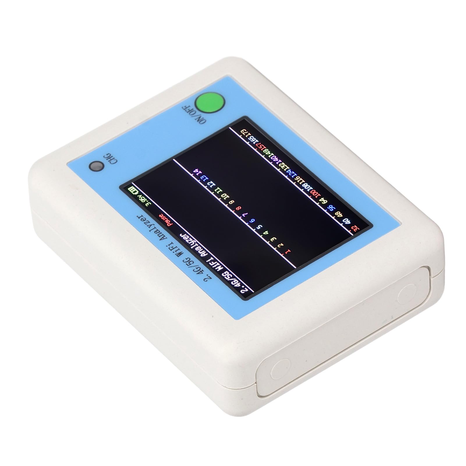 Naroote Analizzatore WiFi 2.4G 5G TFT Schermo a Colori con Indicazione Luminosa Scanner di Segnale di Rete per L'ottimizzazione del Segnale WiFi Materiale ABS