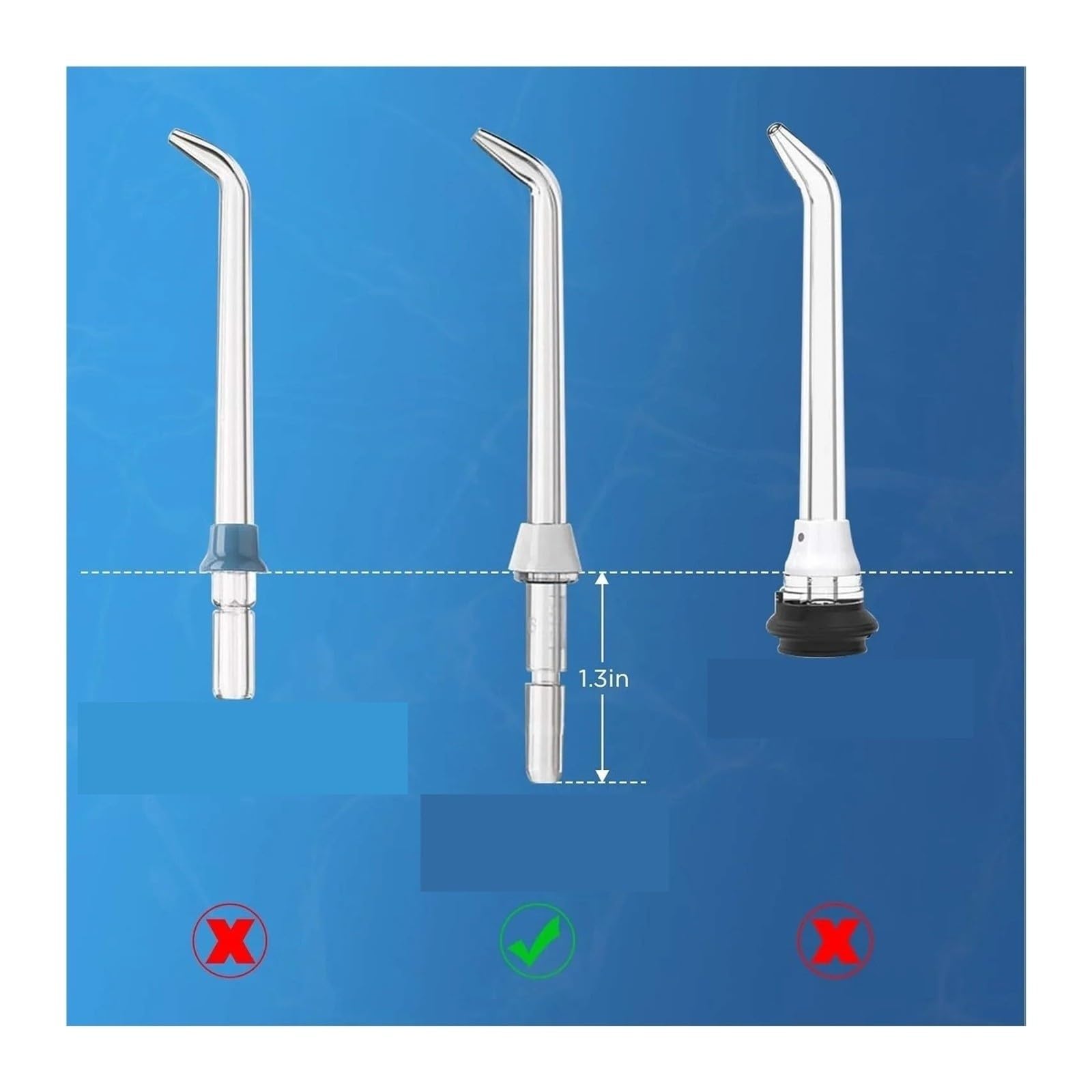 Punte Di Ricambio For Idropulsore, Testine For Ugelli For Irrigatore Orale(9pcs MIXED)