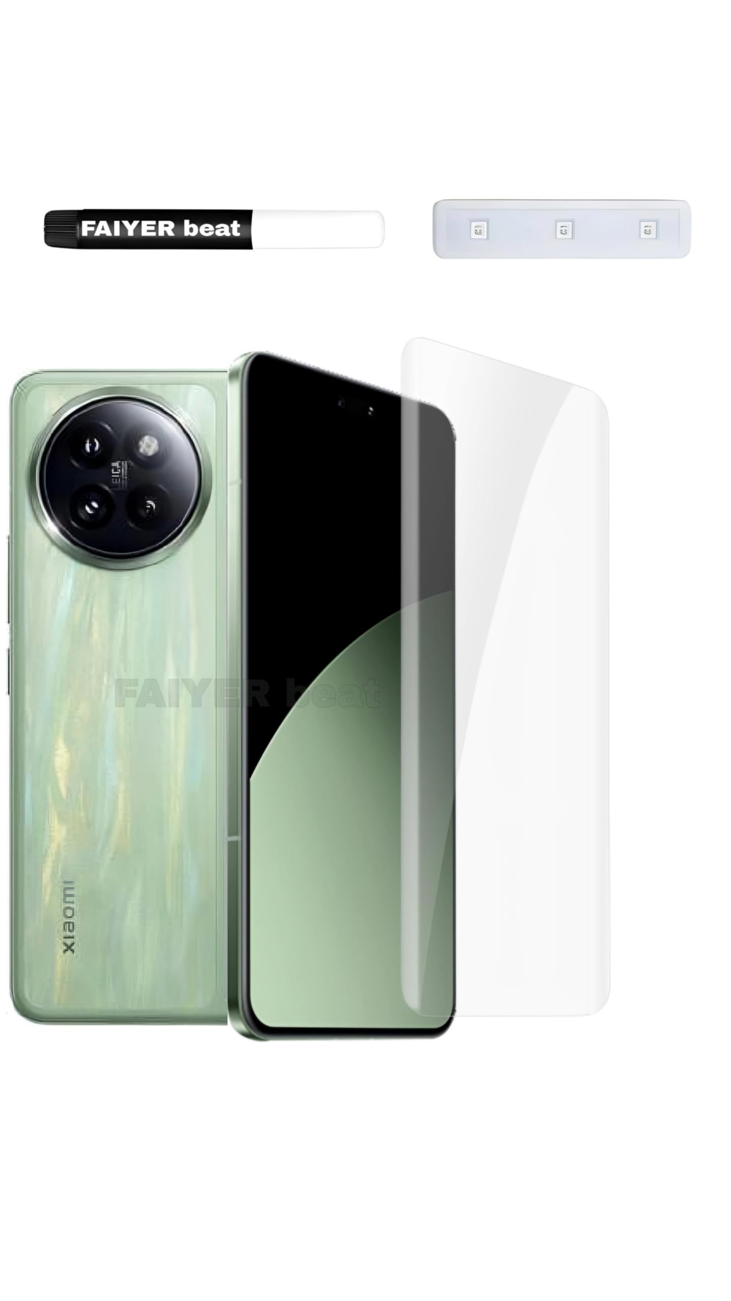FAIYER BEAT Premium Curved UV Tempered Glass for xiaomi 14 civi (Transparent, Pack of 1) Advanced Border Less Full Screen Coverage UV Screen Protector Guard (Xiaomi 14 civi) (B0D7THM41P) Amazon Price History, Amazon Price Tracker