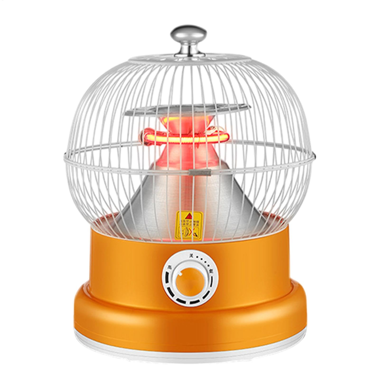 Chauffage électrique portable de style cage à oiseaux léger pour extérieur et garage