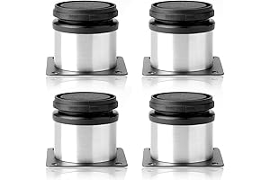JIakai Pack of 4 Round Adjustable Furniture Feet