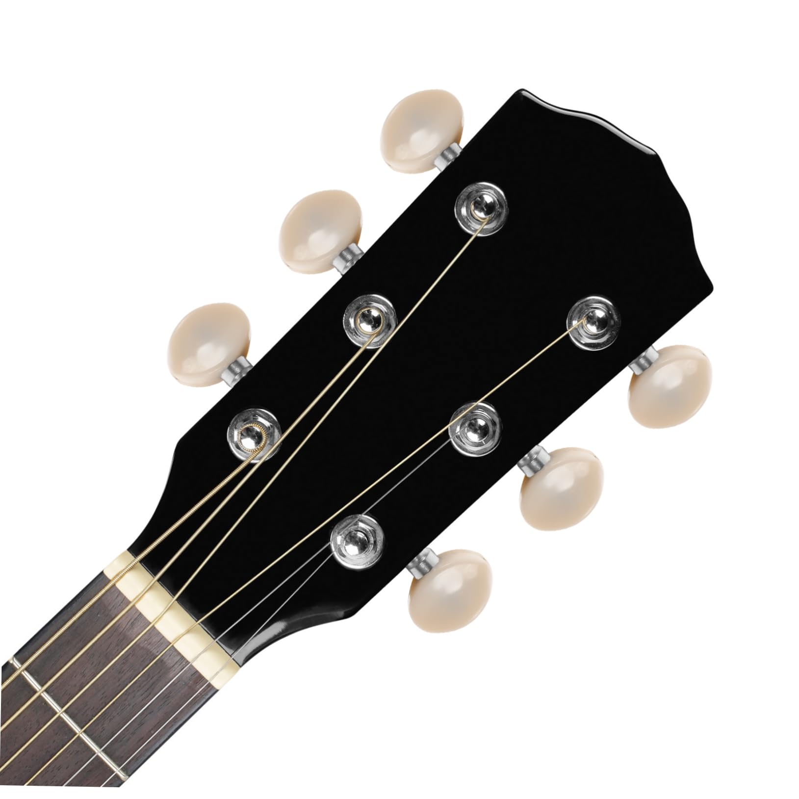 Milisten 6pcs Guitar Tuners Knobs Guitar Knob Guitar Tools Guitar Pins Accessories Kit Tuning Pegs Acoustic Guitar Guitars Instruments Instrument Parts Small Oval Abs Plastic Handle Silver