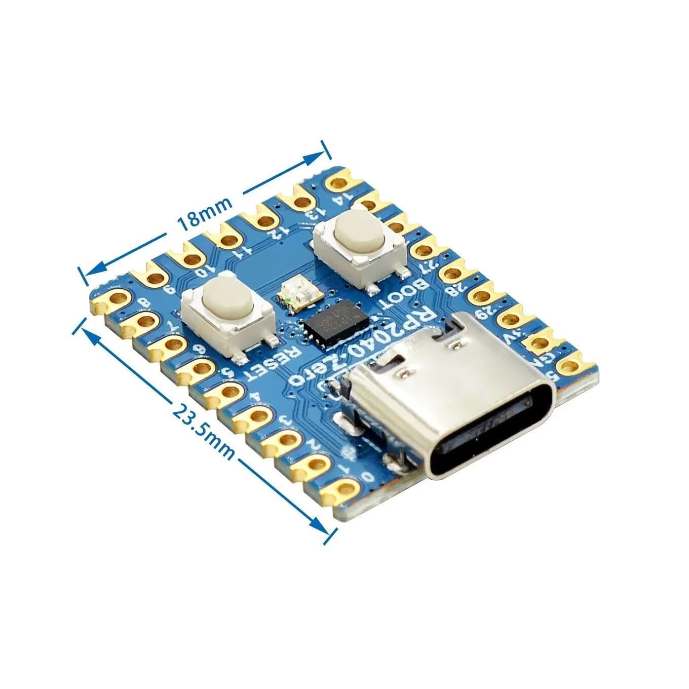 5 Stück RP2040-Zero RP2040 für Pi Mikrocontroller PICO Entwicklungsboard