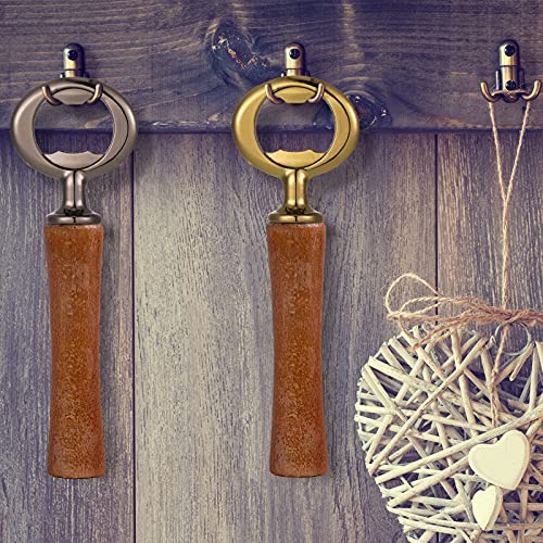 Metal Bottle Opener Blank Stainless Steel Flat Bottle Opener Inserts Kit Threaded Beer Opener Hardware For Valentine's Day Wedding Wine Party Wood Turning Diy Handmade Project Craft (5 Pieces) #TOP4