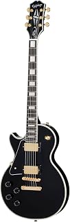 Inspired by Gibson Les Paul Custom Lefty, Ebony with Case
