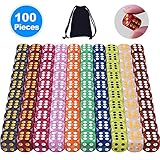 Verwendung: Langlebige Würfel für Spiele wie Tenzi, Lügnerwürfel, Yathzee, Farkle, Bunco, Casino und Teach Kids Math