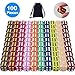 Produktbild AUSTOR 100 Stück Würfel Set (mit einem Beutel) 10 Perle Farben x 10 Abgerundete Kanten Würfel für Spiel und Lehre Mathe