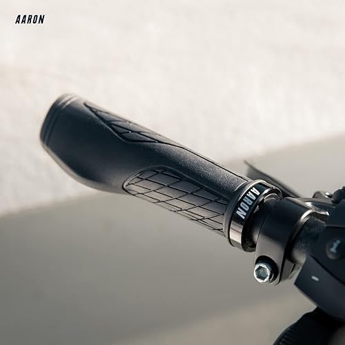 Miniatura 7 de AARON FIT - Empuñaduras de manillar con amortiguación de gel, empuñaduras deportivas para manillar hechas de goma antideslizante, empuñaduras de