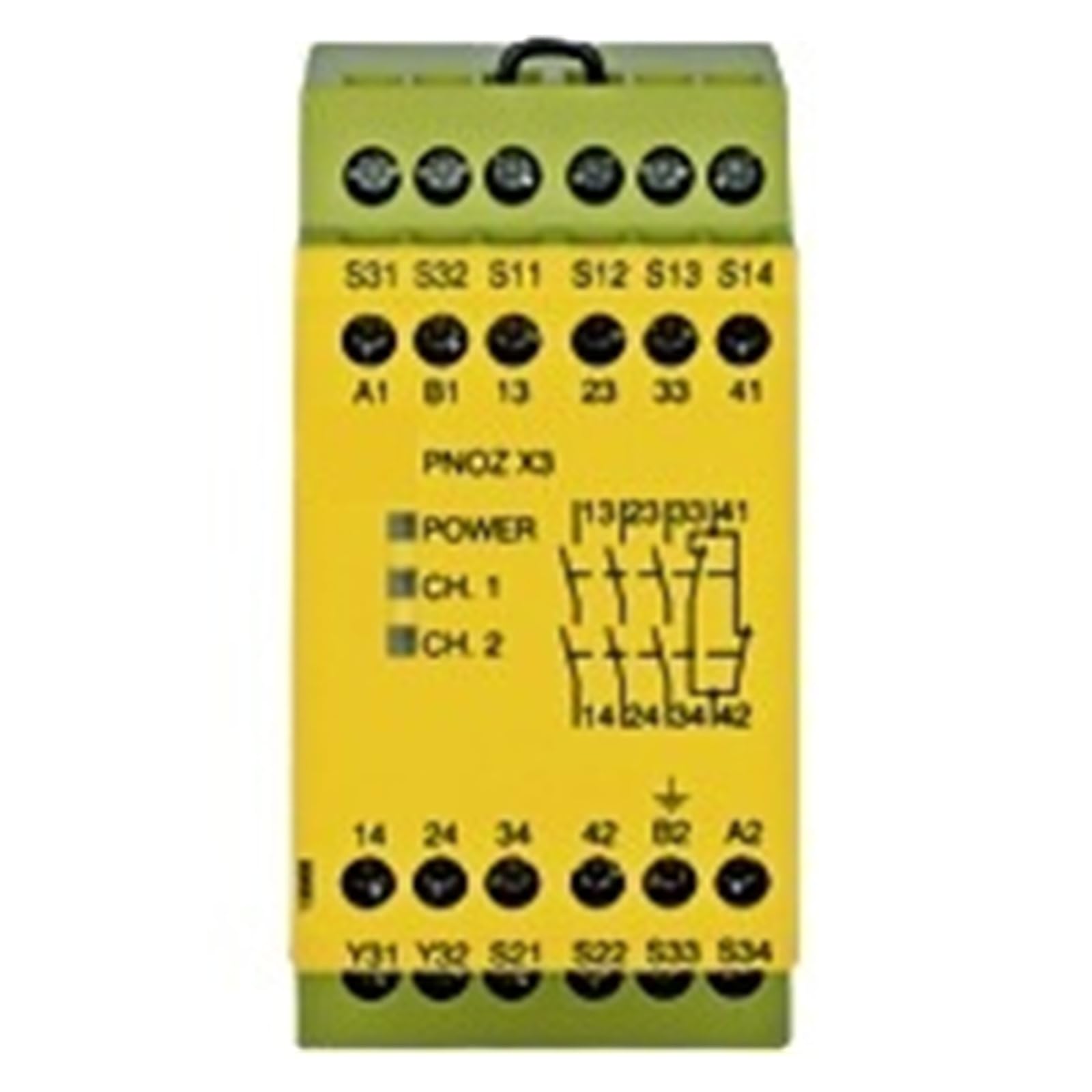 Qvivfyboe One Color Safety Relay 774310 Pnoz X3 24 Vac 24 Vdc 3 No 1 Nc 1 So Safety Relay
