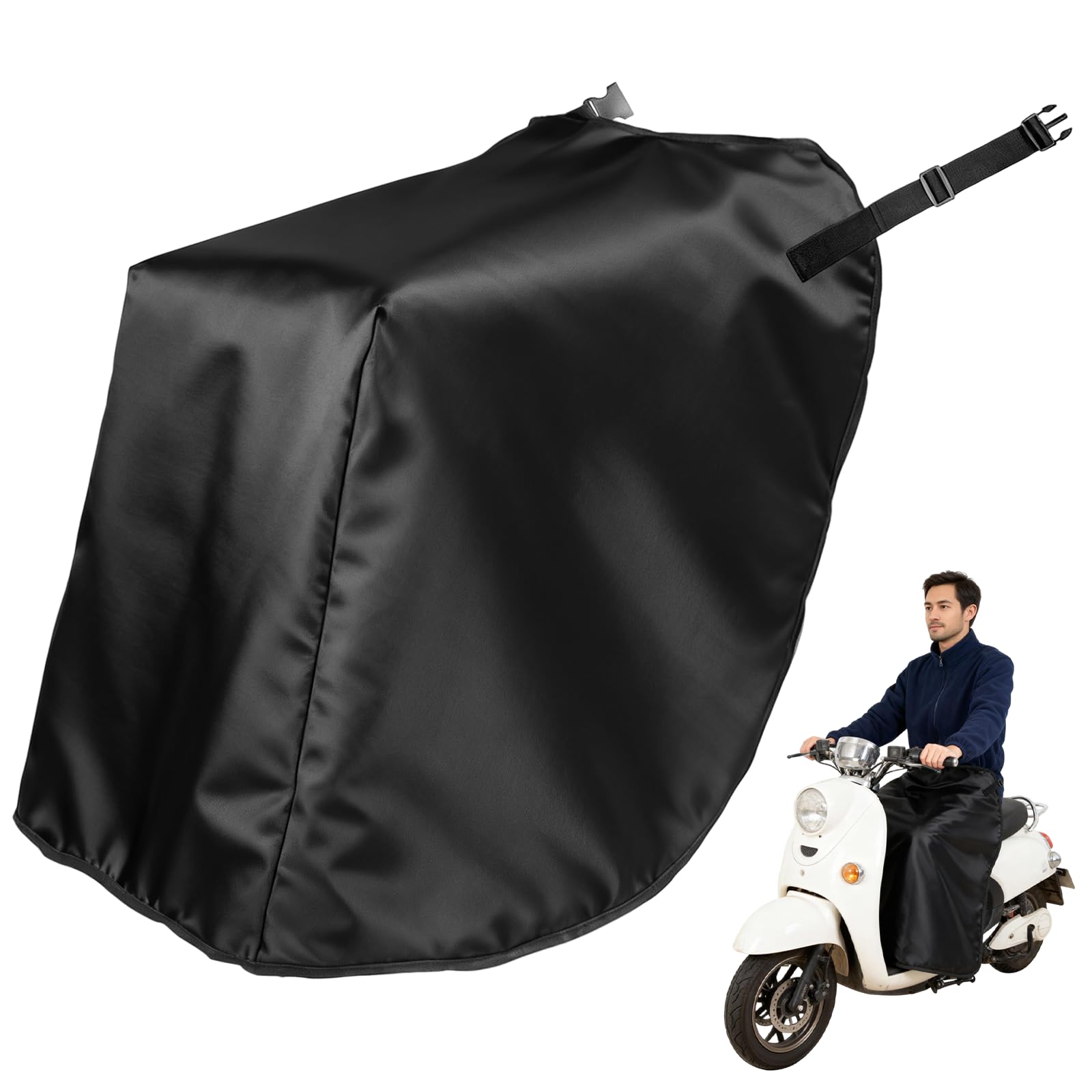 LPZMPZ Protection des jambes pour scooter et moto - Protection contre la pluie - Couverture pour scooter - Protection contre l'humidité - Jambières de moto