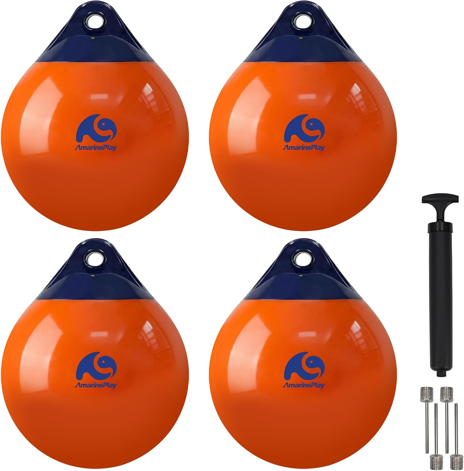 Boat Fenders Ball Mooring Buoy Balls Boat Anchor Buoy,9/12/15 Inch Boat Buoys Bumper Round Boat Fender for Docking/ Anchoring/ Marking/ Mooring,Marine Grade Vinyl Inflatable Anchor Marker Buoy