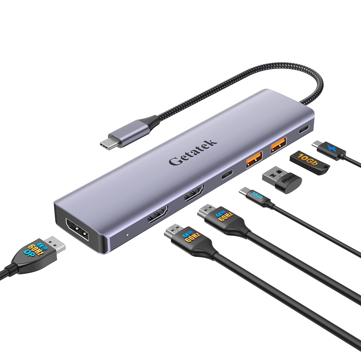 佐*藤様 ATX1200w電源 4Kキャプチャーボード 10Gbps LAN ケ Amazon.com: Getatek 10Gbps USB C Hub with Triple Display Docking