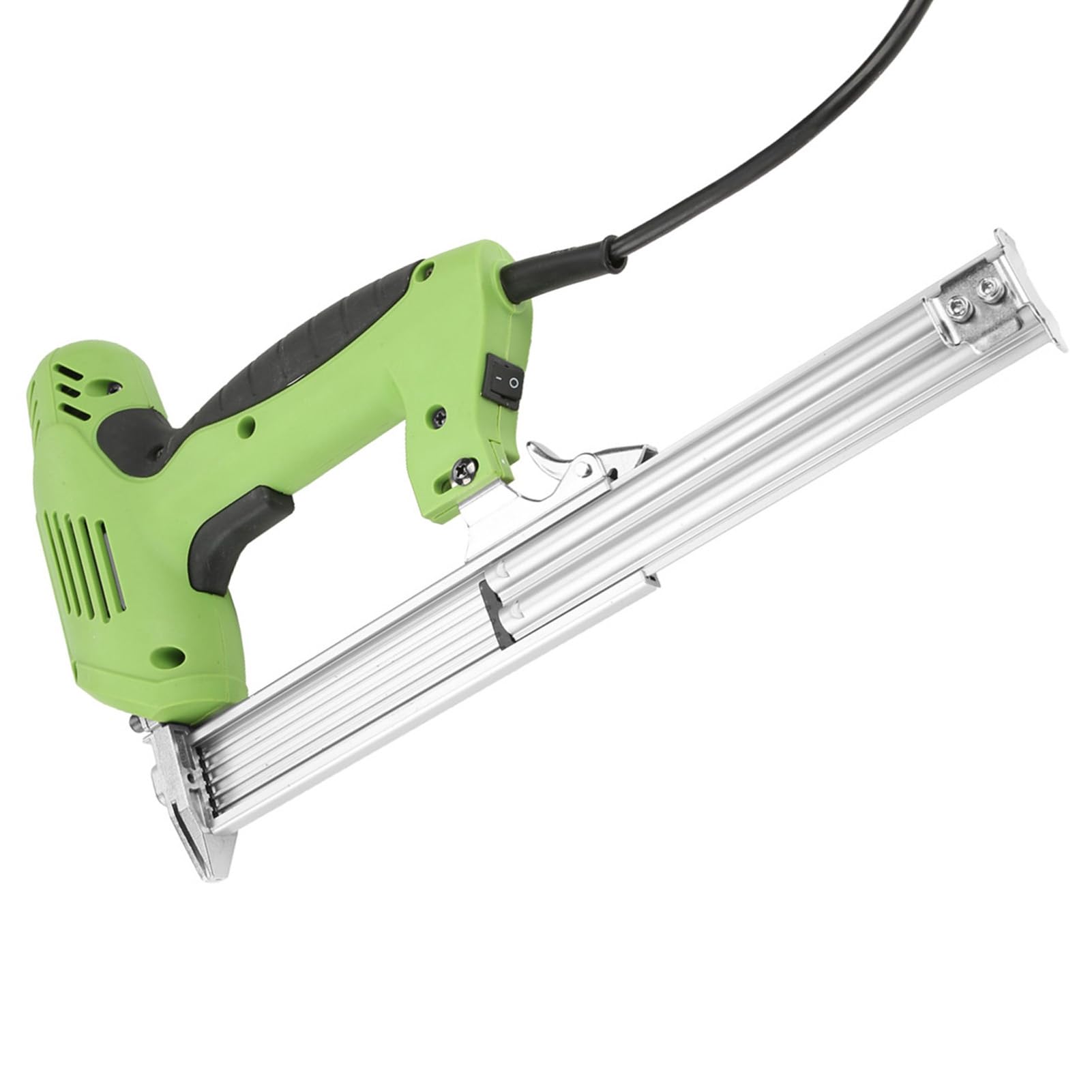 Gwoździarka Elektryczna, Lekki Stop Aluminium, Ergonomiczny Miękki Uchwyt, Prosta Gwoździarka o Mocy 1800 W, z możliwością Gwoździ o średnicy 30 Mm, do Produkcji Mebli,