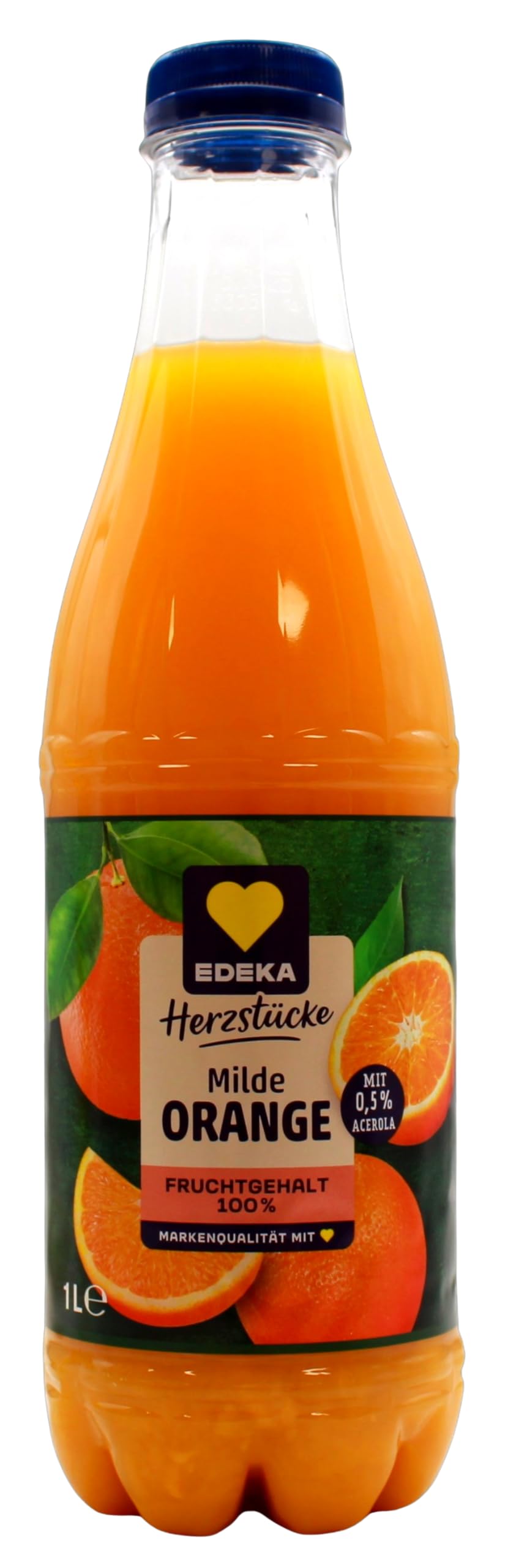 Herzstücke Milde Orange Fruchtsaft, 18er Pack (18 x 1 l) EINWEG