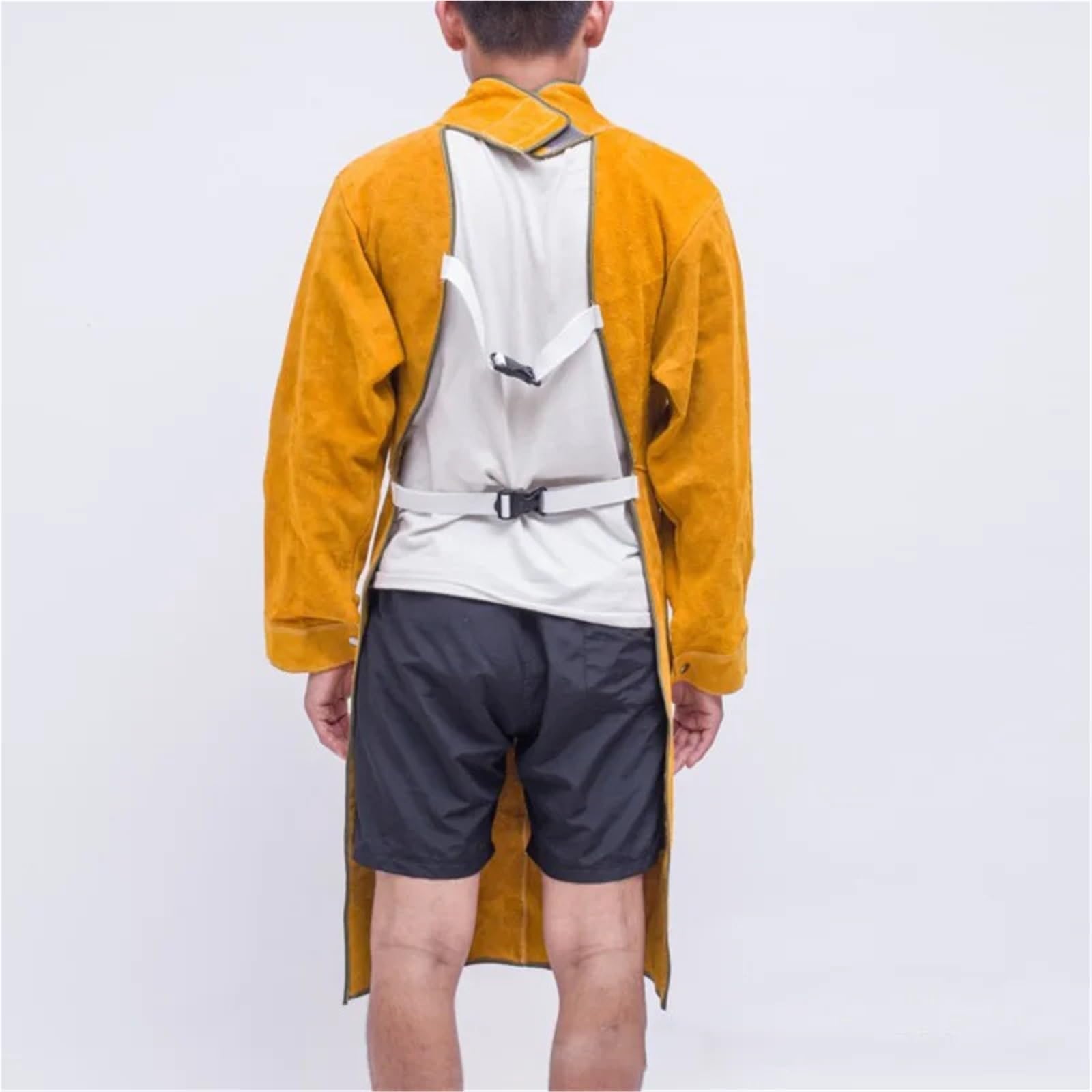 Leather Welding Industrial Work Safety Clothing | Leather Welding Industrial Work Safety Clothing Long Heat Insulation Flame Resistant Clothes