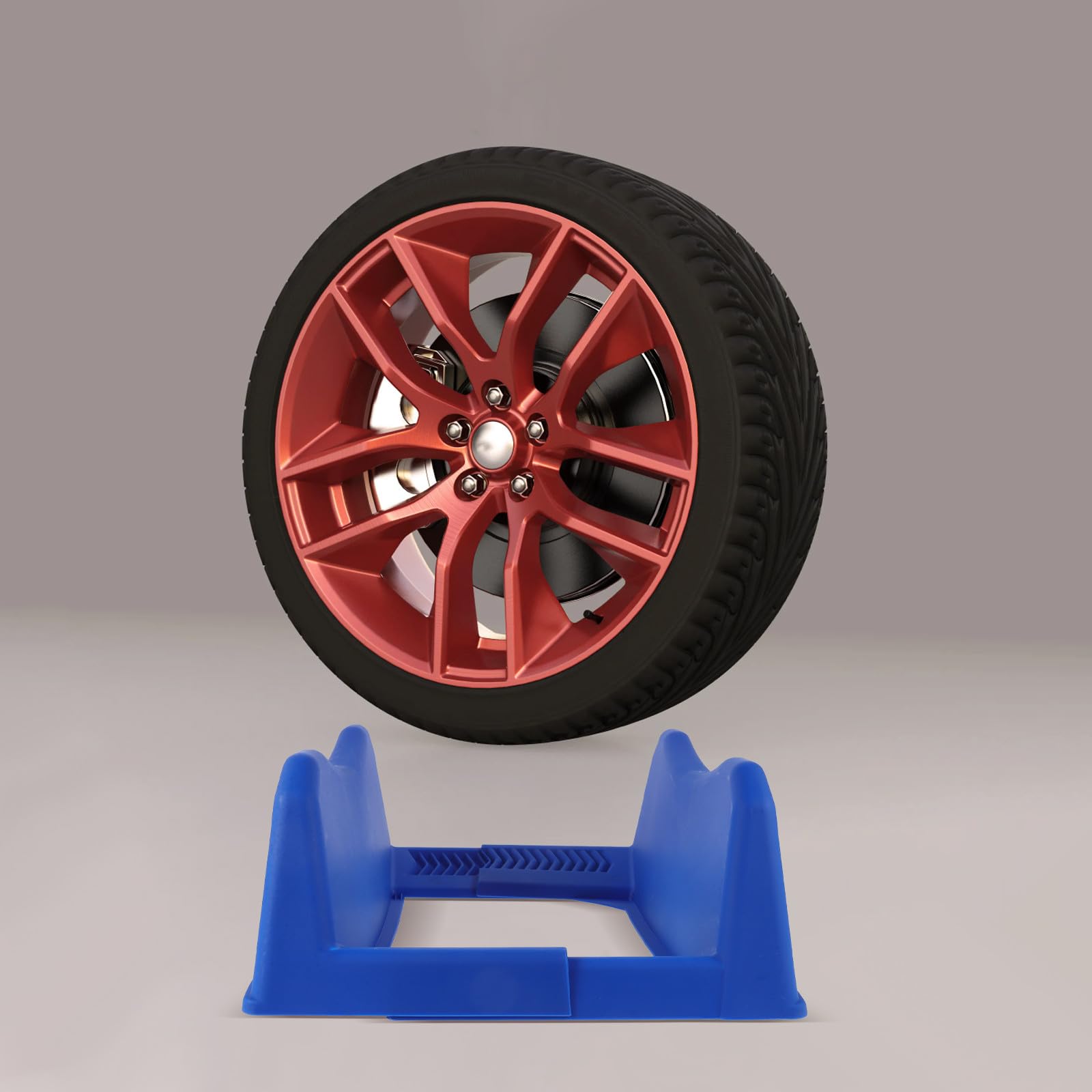 BESPORTBLE Stabiler Reifenhalter aus Kunststoff mit Radpräsentationsständer Basis Praktische Reifenaufbewahrung für Autoreifen zu Hause im Minimalistischen und Eleganten Design