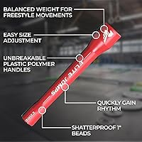 Vista 2 de Elite Jumps Cuerda de saltar con cuentas de núcleo para adultos, cuerda de saltar de entrenamiento, cuerda de saltar con cuentas para ejercicio